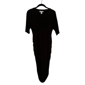 Motherhood Black Maternity Dress